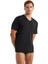 Silver V Yaka Kısa Kol Siyah T-Shirt 9308 3