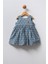 %100 Pamuk Kız Bebek Poplin Elbise 1