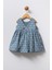 %100 Pamuk Kız Bebek Poplin Elbise 3