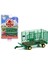 Bale Throw Wagon Green With Yellow Wheels "down On The Farm" Series 6 1/64 Model 1