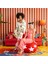Protı Dijital Baskılı Asimetrik Polyester Elbise - Pembe 2