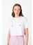 Yengeçler Supreme Crop T-Shirt - Beyaz 1