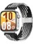 Huawei Watch Fit 3 / Fit 4 / Fit 4 Pro Uyumlu Metal Clips Kumaş Örgü Akıllı Saat Kordon 1