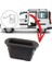 Fiat Doblo 2001-2009 Uyumlu Sürgülü Kapı Kilit Karşılık Plastiği - Sağlam Dayanıklı Klips 4