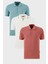 Pamuklu Regular Fit 3'lü Paket Polo Yaka T Shirt Erkek Polo Yaka T Shirt 59029641527S3 1