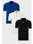 Pamuklu Regular Fit 3'lü Paket Polo Yaka T Shirt Erkek Polo Yaka T Shirt 59029641527S3 1
