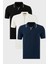 Pamuklu Regular Fit 3'lü Paket Polo Yaka T Shirt Erkek Polo Yaka T Shirt 590296415S3 1