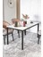 Elegance Yemek Masası Beyaz 120X70 1