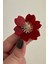 Altın Rengi Akrilik Şeftali Çiçeği Broş (5cm) 1