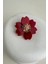 Altın Rengi Akrilik Şeftali Çiçeği Broş (5cm) 3
