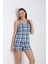 Kadın Ip Askılı Şortlu Yazlık Pijama Takımı 1