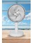 USB Şarjlı Masa Üstü Vantilatör – 3 Kademeli Mini Sessiz Fan (Yükseklik Ayarlı) 13CM 2