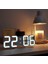 Dijital LED Saat, Alarm, Sıcaklık ve Tarih Gösterge, Otomatik Işıklı, Beyaz 1