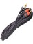 10 Metre Yüksek Kalite Stereo 3.5mm To 2 Rca Kablo Aux 5+1 Ses Sistemi - 10M 2