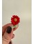 Altın Rengi Yaprak Detay Taşlı Ay Çiçeği Broş (3cm) 1
