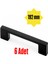 Nazan Siyah Mobilya Dolap Çekmece Kulpu 192MM 1pkt(6 Adet) 1