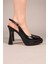 Renisa Platform Topuklu Stiletto Siyah 1