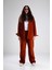 Kadife Bordo Oversize Takım 1