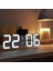 3D LED Dijital Saat, Uzay Temalı, Masa ve Duvar Dekoratif, USB ve Pil ile Çalışır 2
