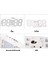 3D LED Dijital Saat, Uzay Temalı, Masa ve Duvar Dekoratif, USB ve Pil ile Çalışır 5