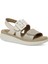 105518.Z5FX Bej Kadın Comfort Sandalet 2