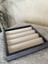Yerli Süet Organizer, Antrasit/krem, 17X17 Cm, 16 Çiftli, Şık ve Fonksiyonel Tasarım 3