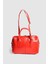 Kadın Klef Parlak Deri El ve Askılı Çanta Kırmızı 3