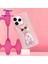 iPhone 15 Pro Uyumlu 3D Gözlük Zincir White Kedi Nakış İşlemeli Kabartmalı Cool Glasses Kılıf 6
