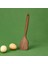 Düz Akasya Servis Spatulası - Kahverengi - 34 cm 5