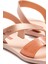 Vibe Fem Kadın Sandalet Bej-Pembe 35/42 3