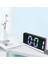 Renkli LED Ekranlı, Ses Kontrollü Masaüstü Saat, Alarm, Takvim ve Sıcaklık Ölçer 5