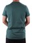 2300 Yeşil Günlük Pamuklu Basıc Bisiklet Yaka Erkek Tişört 4