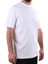 2323 Beyaz Günlük Pamuklu Baskılı Bisiklet Yaka Erkek Tişört 1