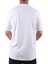 2323 Beyaz Günlük Pamuklu Baskılı Bisiklet Yaka Erkek Tişört 4