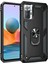 Xiaomi Redmi Note 10 Pro Kılıf Sofya Yüzüklü Silikon Kapak - Siyah Drstr 1
