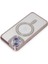 Iphone 15 Kılıf Joke Simli Magneticsafe Kılıf - Pembe Drstr 2