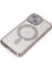 Iphone 15 Kılıf Joke Simli Magneticsafe Kılıf - Pembe Drstr 3
