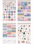 A5 Sticker Book 1183 Adet 18 Yaprak Renkli Etiket Defteri 9