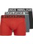 Jacnıne.zero Solıd Trunks 3 Pack Antrasit 1