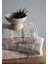 Lotus 4'lü Havlu Setı Blush-Ekru 90X150 - Aıle Setı 5