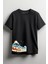 Sun And Sea Baskılı Unisex T-Shirt Siyah 1
