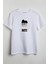 Dont Worry Beer Happy Baskılı Unisex T-Shirt Beyaz 1