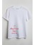 I Am The Monster You Created Baskılı Unisex T-Shirt Beyaz 1
