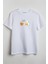 Hot Corn Önü Baskılı Unisex Tişört - Is It Hot Outside Beyaz 1