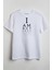 I Am Önü Baskılı Unisex Tişört Beyaz 1