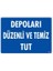 Depolama Uyarı Levhası 25X35 KOD:607 1