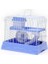 Kıvrımlı Hamster Kafesi Mavi 30X23X26 cm 1