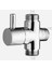 Pirinç Yapıtaşı YT32 Kartepe Banyo Robot Duş Seti Yönlendirici Musluk 3/4x1/2x1/2 Krom Renk Tr Duş 1
