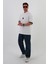 Beyaz Göğüs Baskılı Oversize Unısex T-Shirt 1