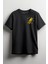 Corn Önü Baskılı Unisex Tişört Siyah 1